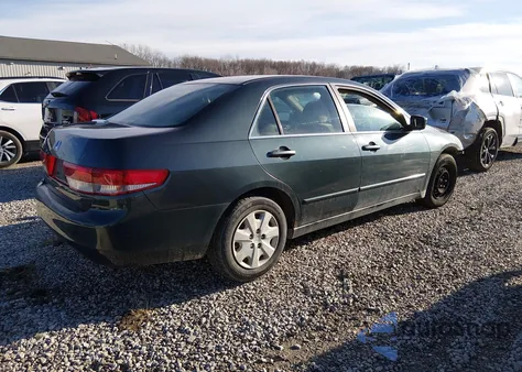 2004 Honda Accord 2.4 Lx from USA, damaged, VIN 1HGCM56354A142412